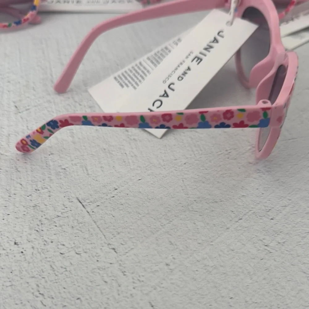 Janie and Jack Pink Floral Sunglasses